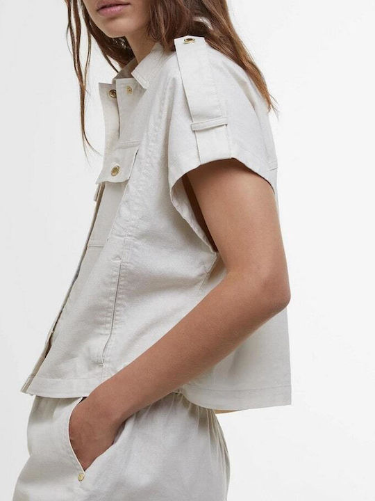 Women's Short Sleeve Shirt Gray