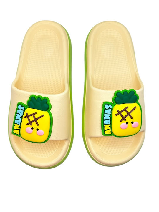 Frauen Flip Flops in Gelb Farbe
