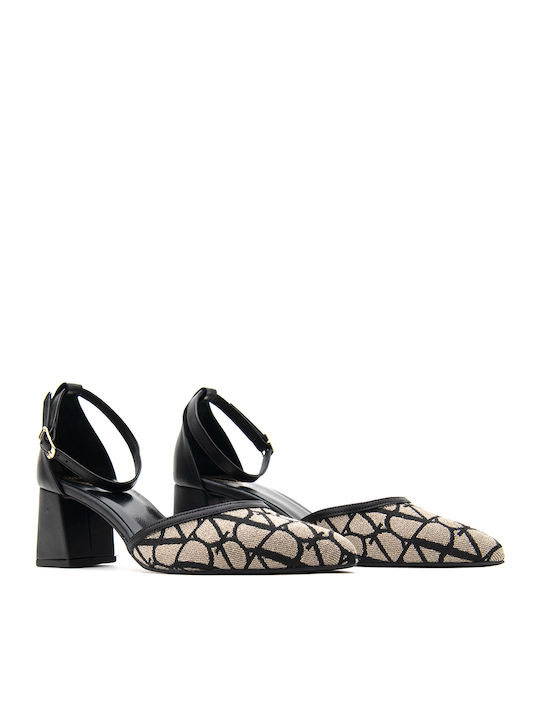Leather Black High Heels