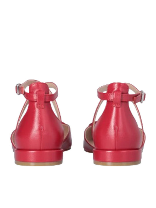 Viola 19 Leder Damen Ballerinas Rote