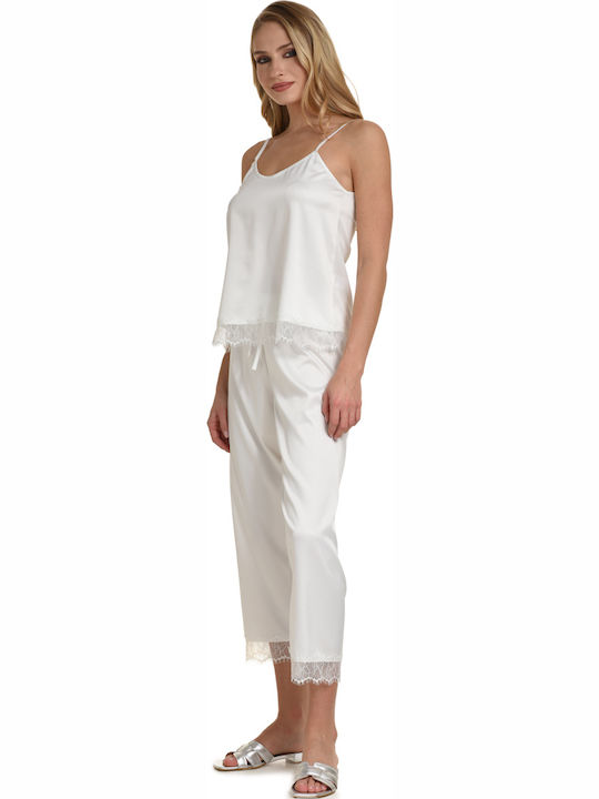 Miss Rosy Set Pijamale pentru Femei Ivory