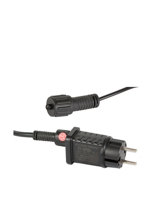 Verk Group Wasserdichte Lichterkette Beleuchtung LED 20m mit 20 Lampen Warmweiß