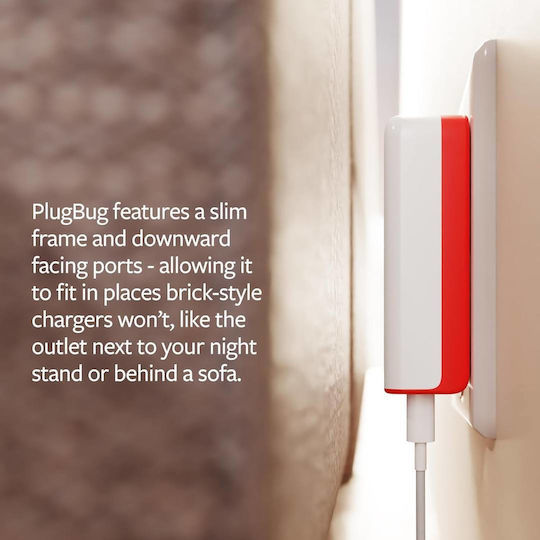 Twelve South Φορτιστής Χωρίς Καλώδιο GaN με 4 Θύρες USB-C 120W Power Delivery Λευκός (PlugBug)