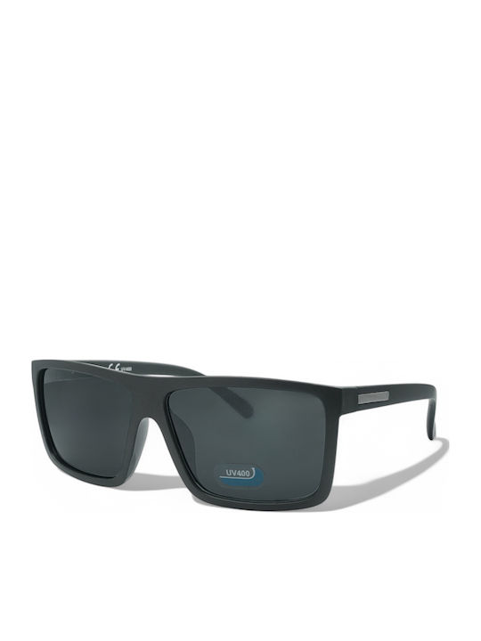 Optosquad Sunglasses Μαύρα with Acetate Frame & Black Lens Optosquad Sunglasses Μαύρα with Acetate Frame & Black Lens