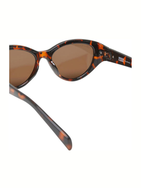 Urban Classics Damen Sonnenbrille mit Braun Schildkröte Kunststoff Gestell und Braun Linse TB7426-02266