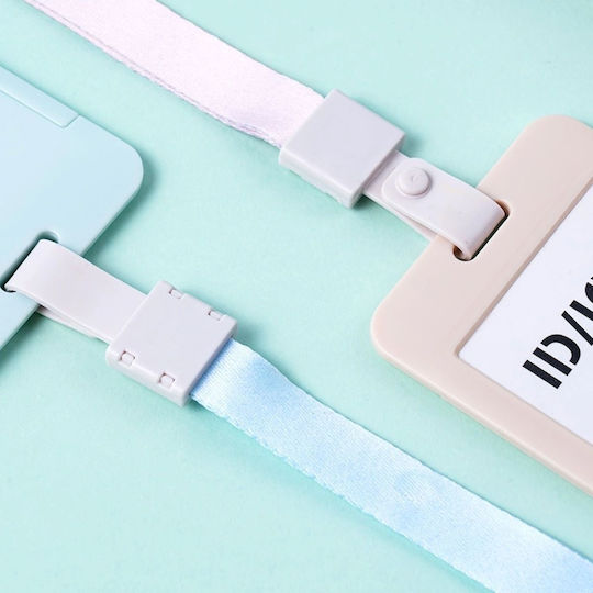 Deli Badge Clip & Lanyard 8.4x5.6cm Ef350