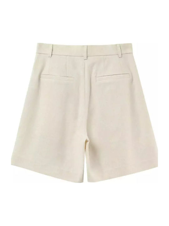 Damen Bermuda Ecru