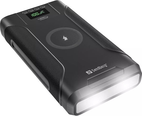Sandberg Survivor Външна Батерия 76800mAh с USB-A Изходен Порт и 2 USB-C Изходни Порта Power Delivery Бързо Зареждане PPS Черна