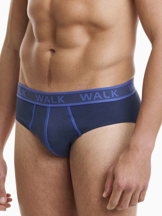 Herren Slips Dark Blue - Royal Blue 2Packung