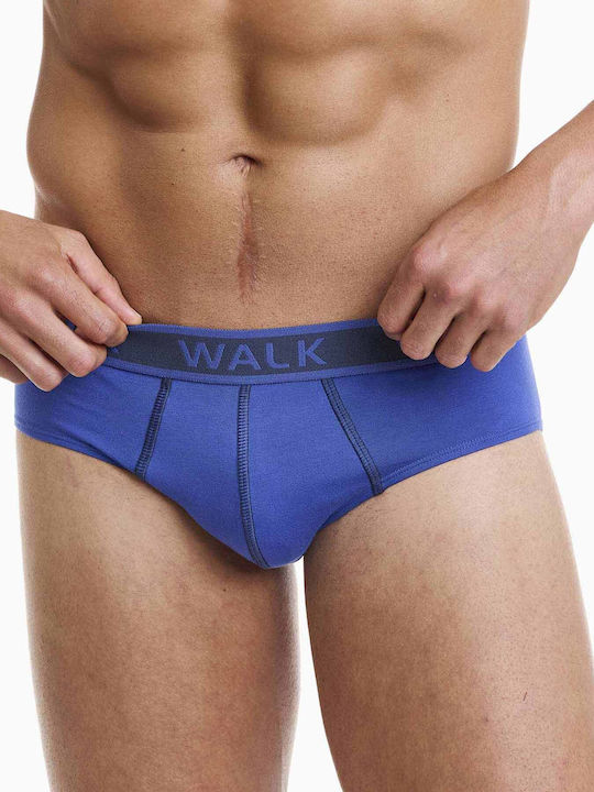 Herren Slips Dark Blue - Royal Blue 2Packung