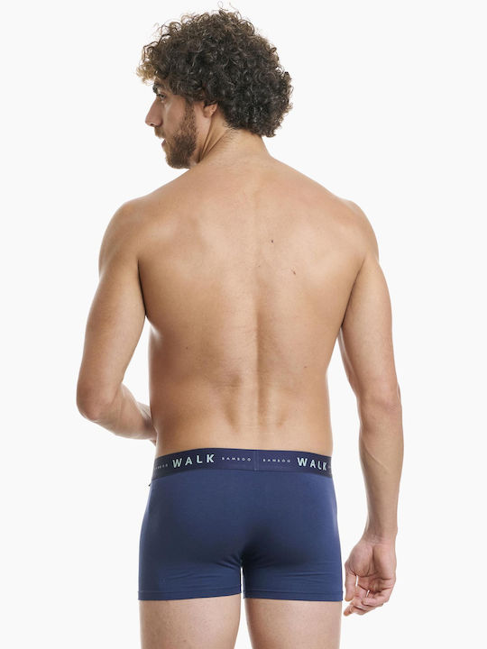 Ανδρικά Μποξεράκια Μπλε Σκούρο- Μέντα 2Pack