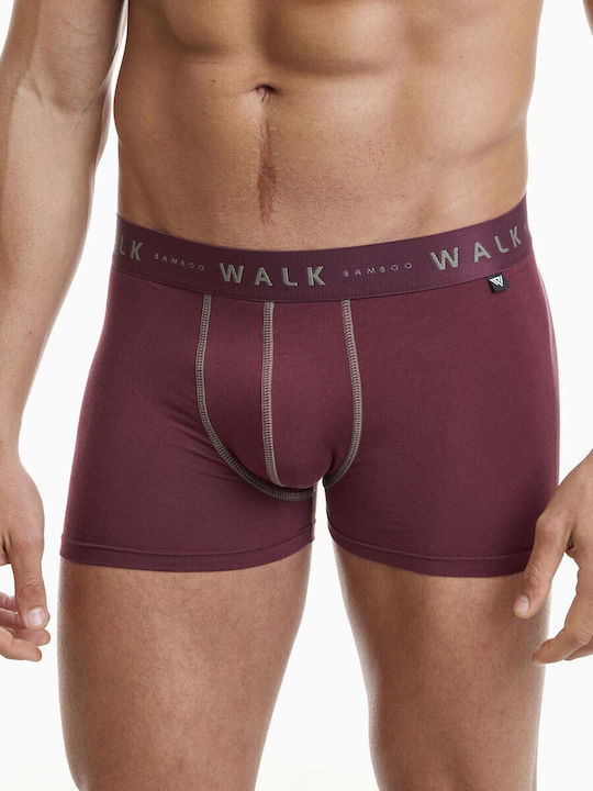 Men's Boxers Burgundy/Khaki 2Pack
