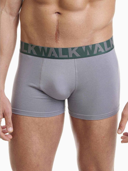 Herren Boxershorts Gray/Green 2Packung