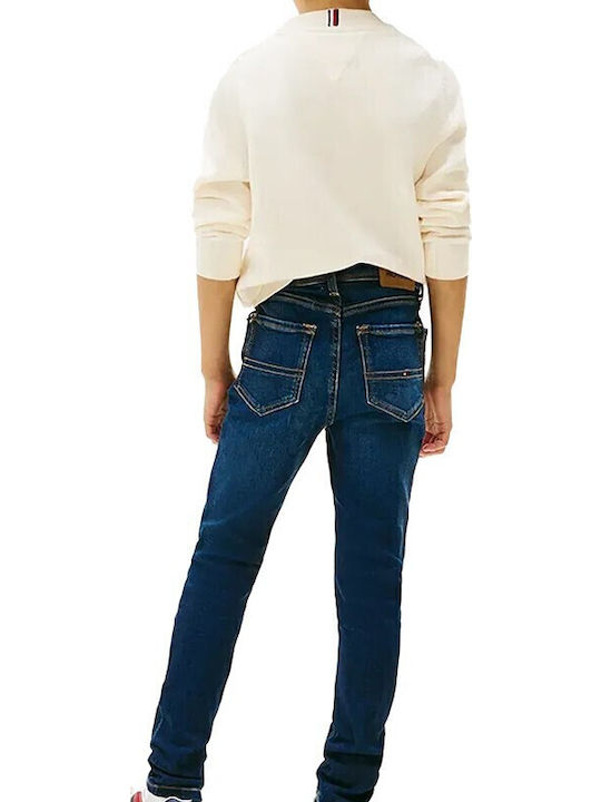 Kids' Denim Pants Denim, Dark Blue SCANTON