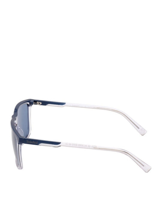 Timberland Men's Sunglasses with Blue Plastic Frame and Blue Lens TB9302 26D