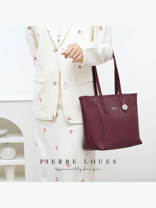 Women's Bag Shopper Backpack Burgundy
