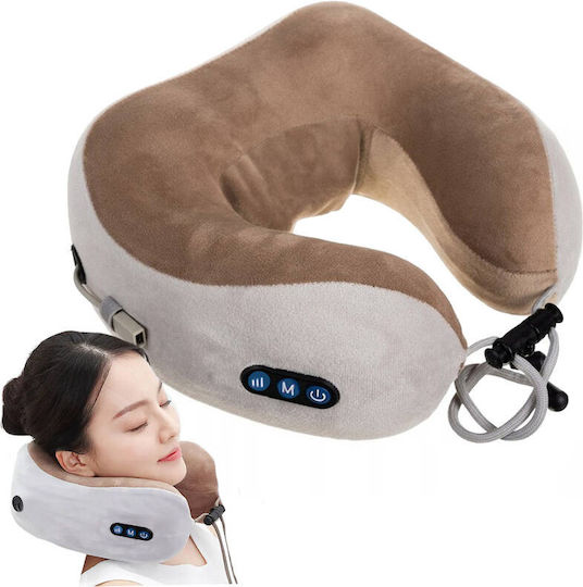 Verk Group Μαξιλαράκι Ταξιδίου Memory Foam Μπεζ