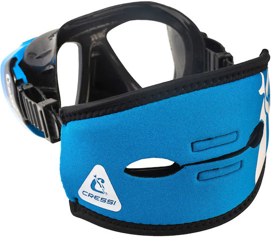 Cressi Επένδυση Λουριού Μάσκας Άνοιγμα Pony Tail Mask Strap Cover Μαύρο Κίτρινο