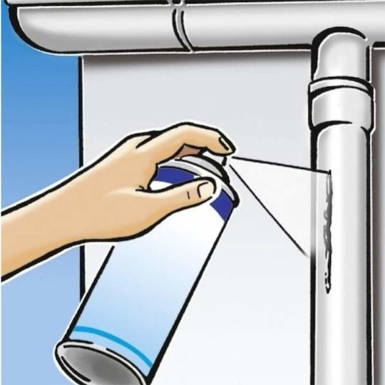 Spray de Etanșare Siks Impermeabil Hidro Izolare Protecție de Lungă Durată Uscare Rapidă Multi-suprafață Ciment Plăci Metal Furtunuri Negru