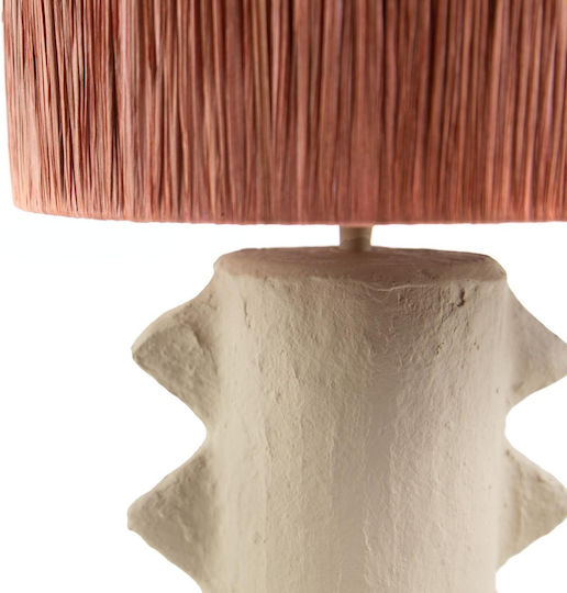 Soulworks Table Lamp with Brown Shade and Beige Base
