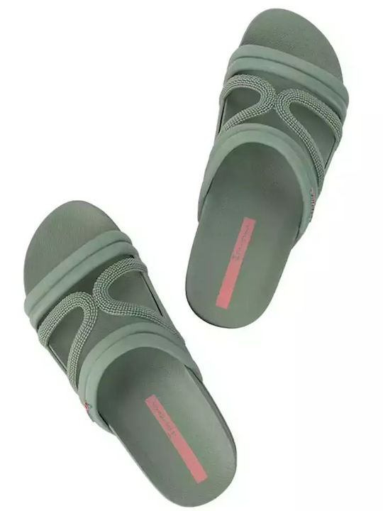 Women's Slides Green