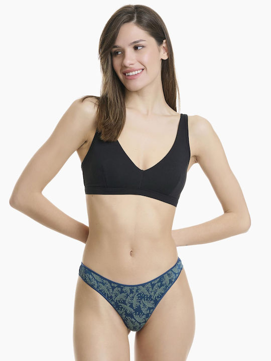 Bamboo Women's Brazil 2Pack Petrol/green