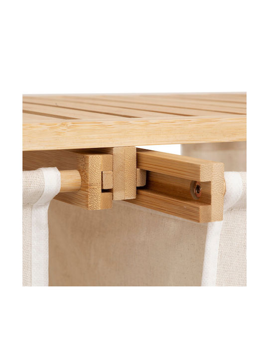 5Five 204939 Καλάθι Απλύτων Bamboo 72x33x109cm Μπεζ