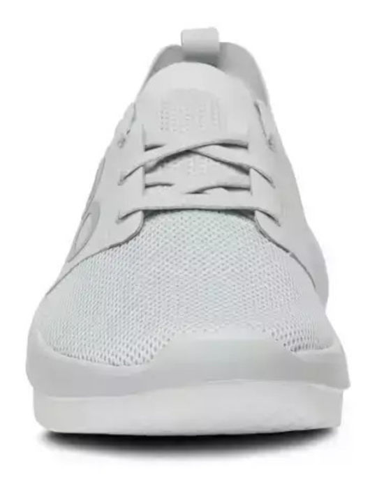 Ανδρικά Sneakers Λευκο / Γκρι Μολυβι