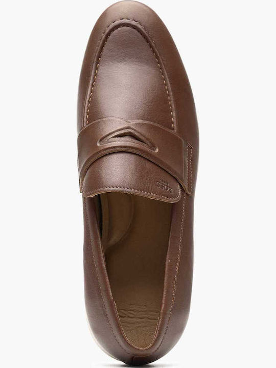 Mocasini barbati in Tabac maro Culori