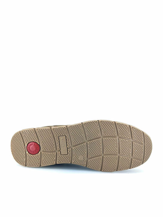 Men's Leather Moccasins Beige