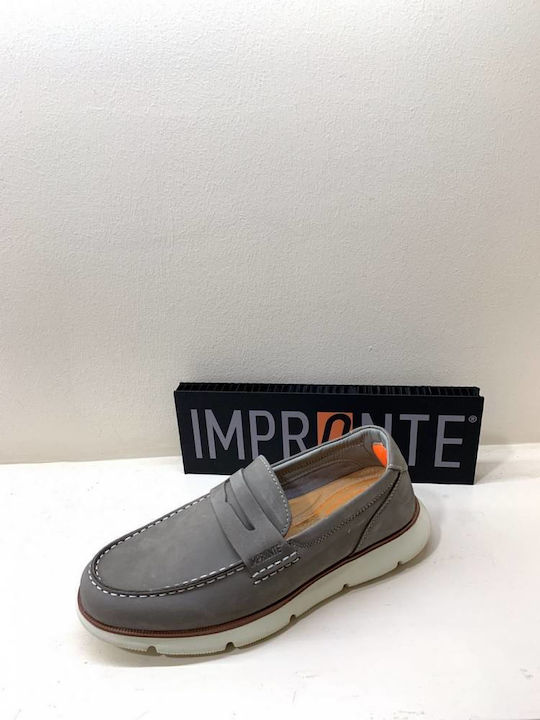 Ανδρικά Loafers σε Γκρι Χρώμα