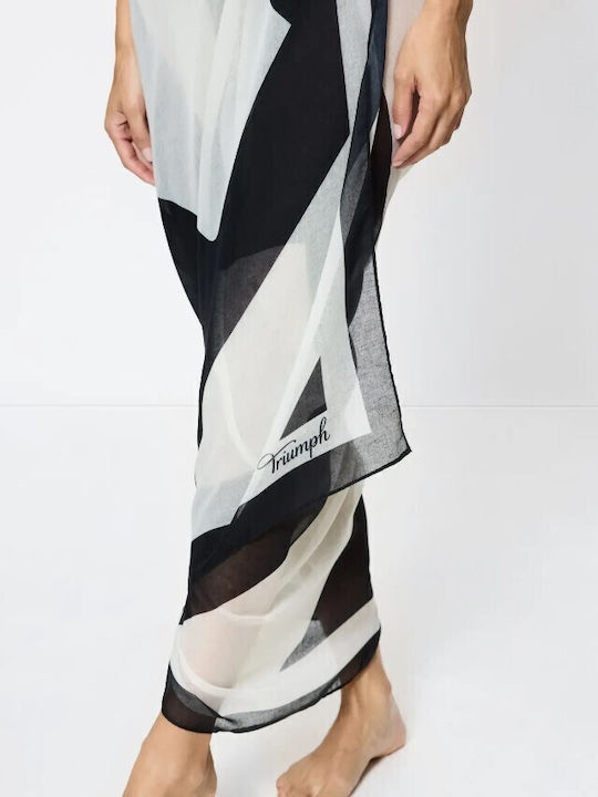 Triumph Black-white Damen Pareo