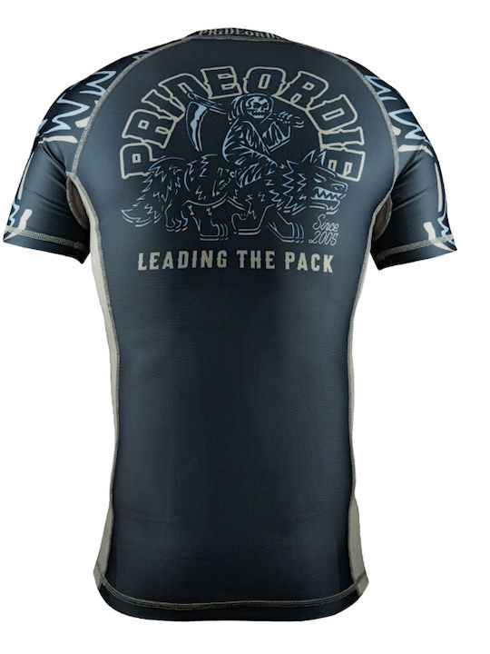 PrideOrDie Short Sleeve Shirt POD278 for Jiu-Jitsu Black