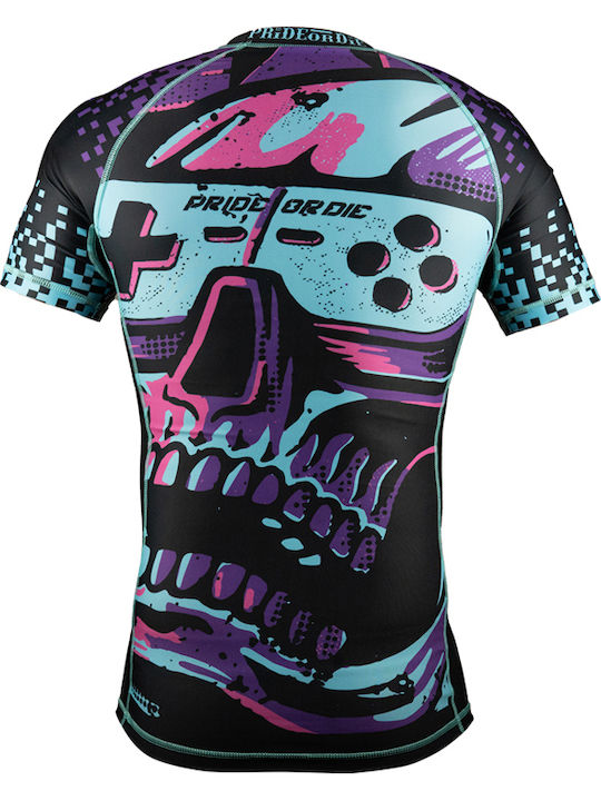 PrideOrDie Short Sleeve Shirt POD279 for Jiu-Jitsu Black