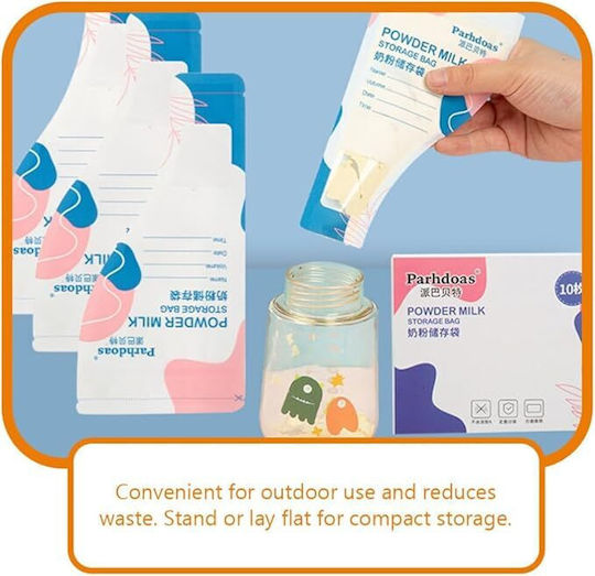 Parhdoas Breast Milk Storage Bags 10 Pieces