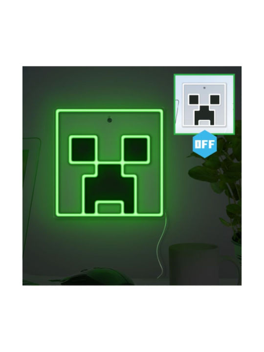 Paladone LED Kinder Schreibtischlampe Minecraft Mehrfarbig 25εκ.