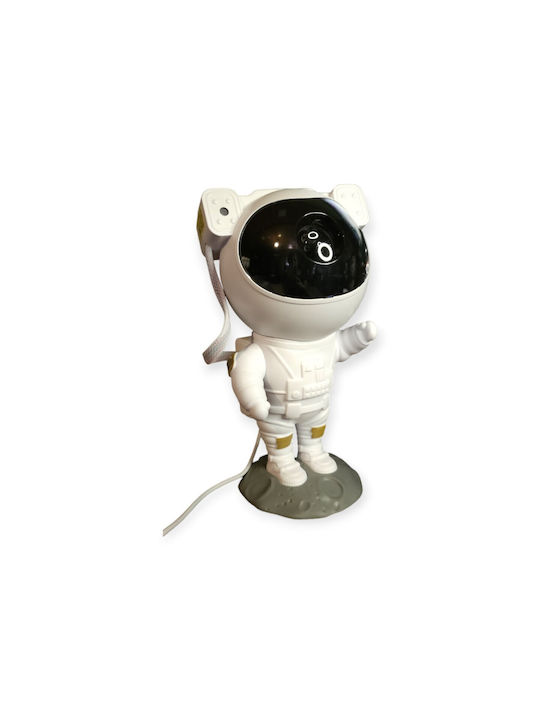 Kids Projector Lamp Astronaut with Color Changes White 12x11.3x22.8εκ.