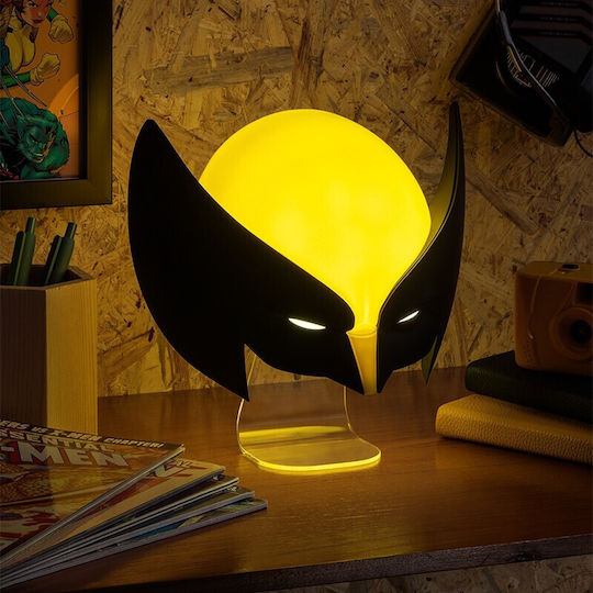 Paladone Kids Desk Lamp Marvel X-men 97 - Wolverine Mask Yellow 22x12x12εκ.