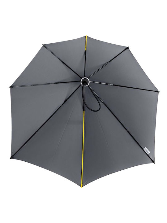 Impliva Winddicht Regenschirm Kompakt Gray
