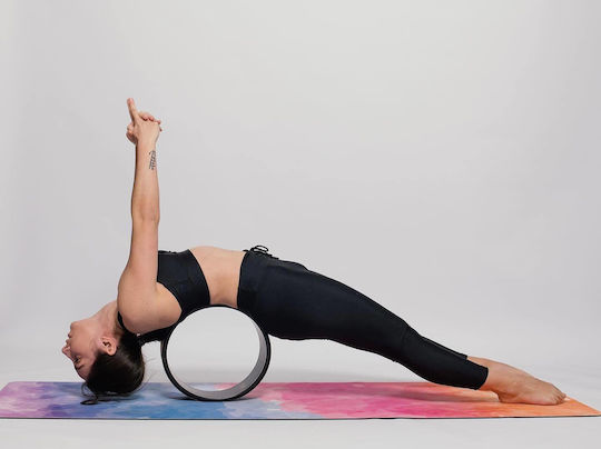 Yoga Wheel Τροχός Yoga Pilates Purple Διάμετρο 33cm