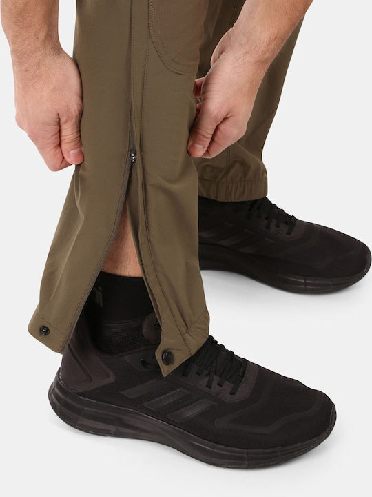 Kilpi Hosio Men's Long Hiking Trousers Khaki