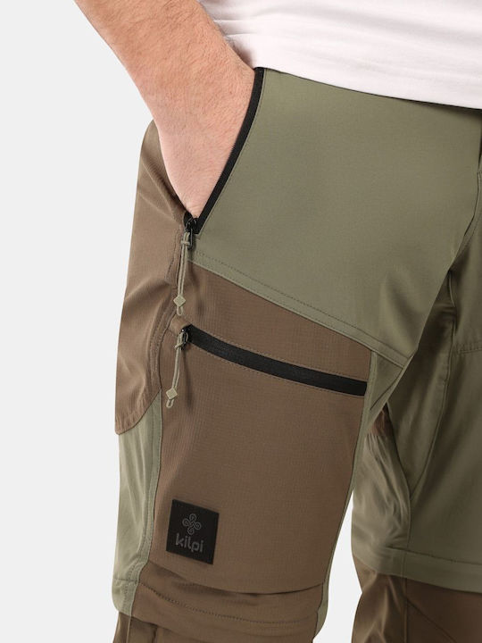 Kilpi Hosio Men's Long Hiking Trousers Khaki