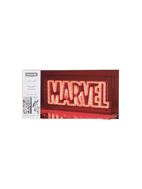 Paladone Led Kids Decorative Lamp Logo Red 30.5x15.5x6εκ.