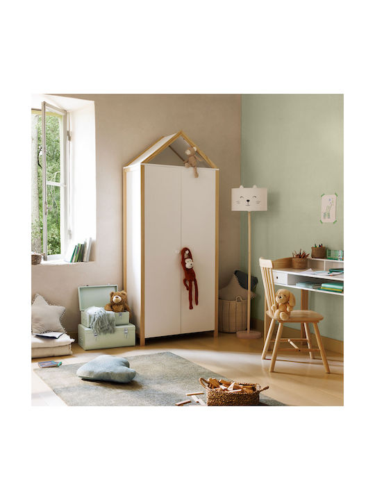 Atmosphera Kids Portable Lamp Ears White 12.5x18x31εκ.