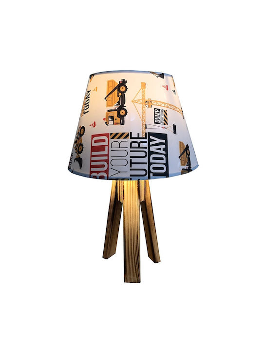 ArkoLight Kids Table Lamp with Design Projection White 20cm