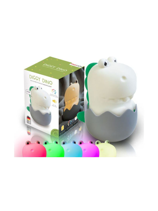 Mega Light Kinder Dekorative Lampe Weiß 11.5εκ.