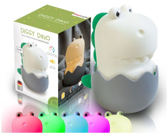 Mega Light Kids Decorative Lamp White 11.5εκ.