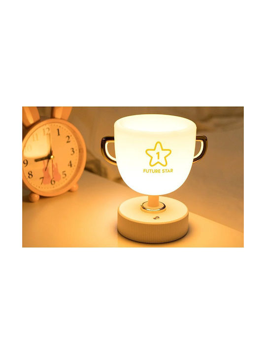 Superfire LED Kinder Dekorative Lampe Weiß 13.6x12.8x9.6εκ.
