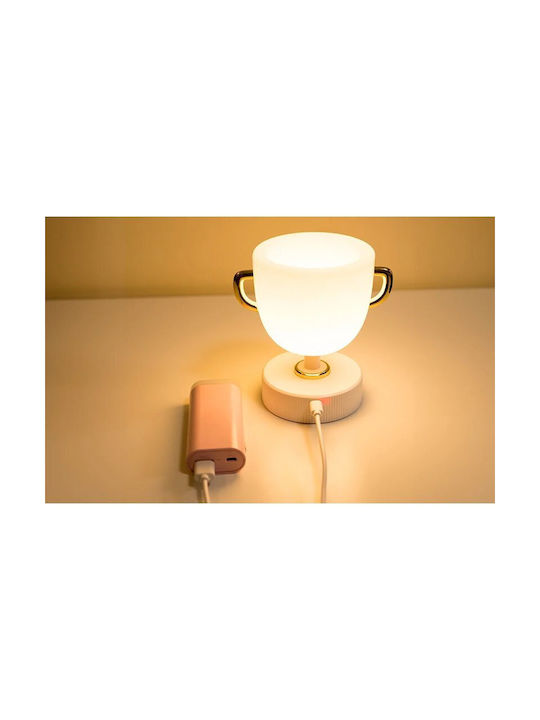 Superfire LED Kinder Dekorative Lampe Weiß 13.6x12.8x9.6εκ.