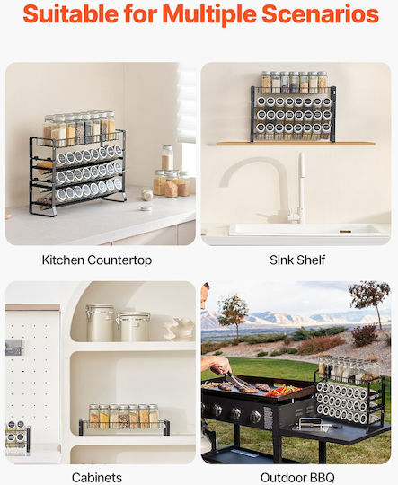 Vevor Wall Mounted Spice Rack Organizer